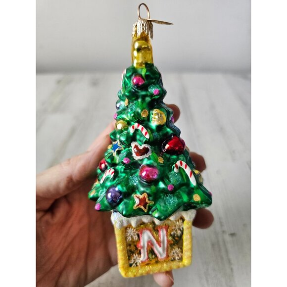 Radko Tannenbaum Snow tree vintage ornament Xmas tree - Picture 6 of 10